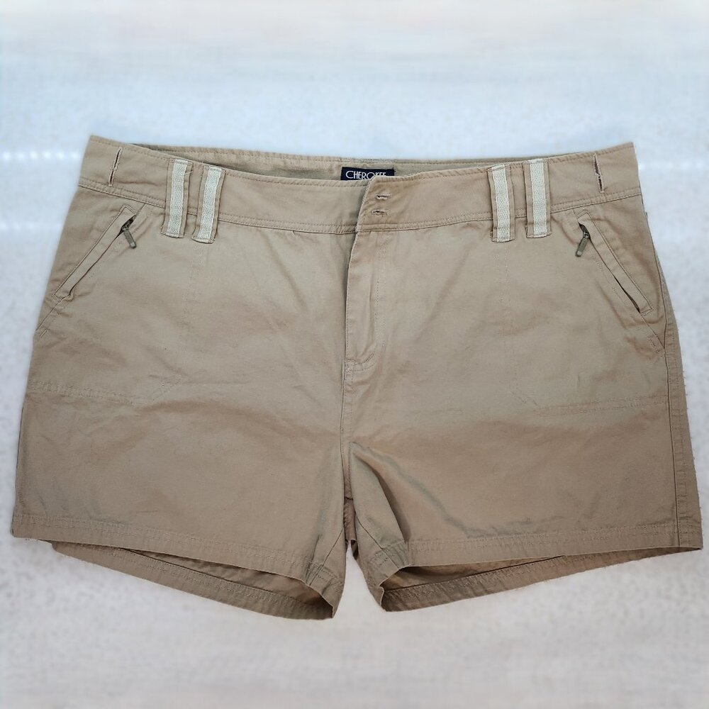 Khaki Camel Shorts for Women